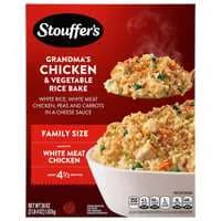 StouƯer's Grandma's Chicken & Vegetable Rice Bake Family Size Frozen Meal