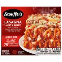 StouƯer's Lasagna with Meat & Sauce Large Size Frozen Meal