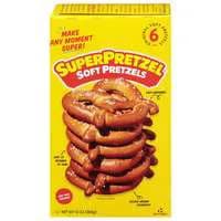 SuperPretzel Original Soft Pretzels - 6 ct Frozen