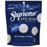 Supreme Supremely Creamy Soft-Ripened Cheese Brie Bites - 5 ct