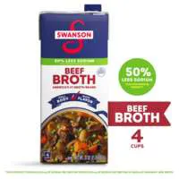 Swanson 50% Less Sodium Beef Broth