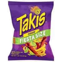 Takis Fuego Fiesta Size Tortilla Chips Hot Chili Pepper