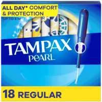 Tampax Pearl Unscented Regular Tampons