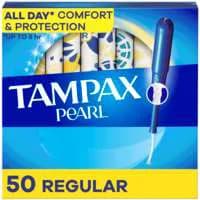Tampax Pearl Unscented Regular Tampons Jumbo