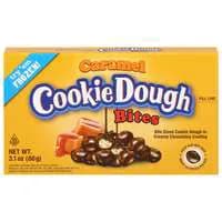 Taste Of Nature Caramel Cookie Dough Bites Movie Theater Box Candy
