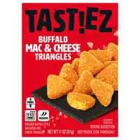 TASTIEZ Breaded BuƯalo Mac & Cheese Triangles Frozen