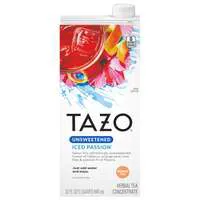 Tazo CaƯeine Free Unsweetened Iced Passion Herbal Tea Concentrate