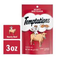 Temptations Hearty Beef Flavor Crunchy & Soft Cat Treats