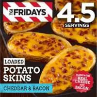 TGI Fridays Cheddar & Bacon Loaded Potato Skins Frozen