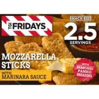 TGI Fridays Mozzarella Sticks with Marinara Sauce Snack Size Frozen