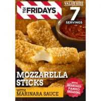 TGI Fridays Mozzarella Sticks with Marinara Sauce Value Size Frozen