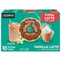 The Original Donut Shop CoƯee Vanilla Latte Beverage Mix K-Cup Pods