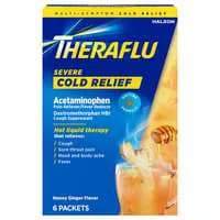 Theraflu Severe Multi-Symptom Honey Ginger Flavor Cold Relief Packets
