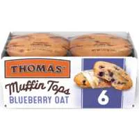 Thomas' Blueberry & Oats MuƯin Tops - 6 ct