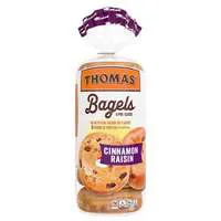 Thomas' Cinnamon Raisin Pre-Sliced Bagels - 6 ct