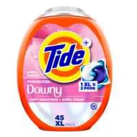 Tide + Power Pods Downy Soft Boosters April Fresh Detergent Pacs - 45 ct
