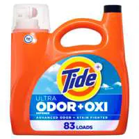 Tide+ Ultra Odor Defense + Oxi Liquid Laundry Detergent