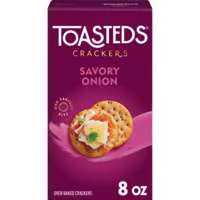 Toasteds Savory Onion Crackers