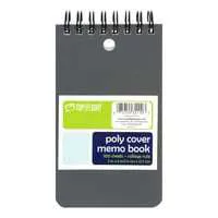 Top Flight Memo Book Top Wire Assorted Colors 3 X 5 Inch - 100 Sheets