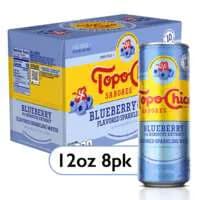 Topo Chico Sabores Blueberry with Hibiscus Sparkling Water - 8 pk