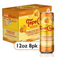 Topo Chico Sabores Tangerine with Ginger Sparkling Water - 8 pk