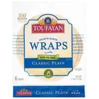 Toufayan Classic Plain Wraps - 6 ct
