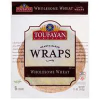 Toufayan Wholesome Wheat Wraps - 6 ct