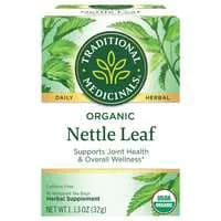 Traditional Medicinals Organic CaƯeine Free Nettle Leaf Herbal Tea Bags