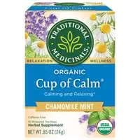 Traditional Medicinals Organic Cup of Calm Lavender Mint Herbal Tea Bags