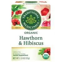 Traditional Medicinals Organic Hawthorn & Hibiscus Herbal Tea Bags
