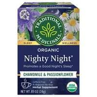 Traditional Medicinals Organic Nighty Night Passionflower Herbal Tea Bags