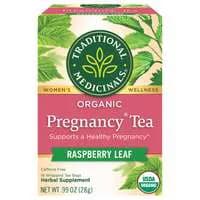 Traditional Medicinals Organic Pregnancy Raspberry Leaf Herbal Tea Bags