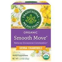 Traditional Medicinals Organic Smooth Move Senna Chamomile Herbal Tea Bags