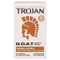 Trojan G.O.A.T. Non-Latex Lubricated Condoms