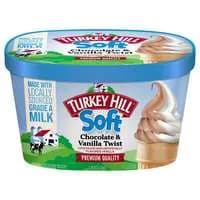 Turkey Hill Soft Chocolate & Vanilla Twist Frozen Dairy Dessert