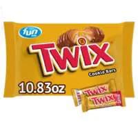 Twix Caramel & Milk Chocolate Candy Cookie Bars Fun Size