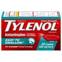 Tylenol Extra Strength 500mg Easy to Swallow Acetaminophen Caplets