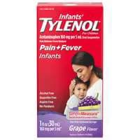 Tylenol Infants' Pain + Fever Grape Acetaminophen Oral Suspension