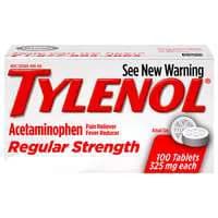 Tylenol Regular Strength Acetaminophen Pain Relief 325 mg Tablets
