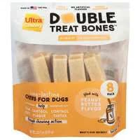 Ultra Chewy Double Peanut Butter Flavor Chews for Dogs - 8 ct