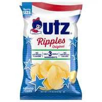 Utz Gluten Free Original Ripples Potato Chips Family Size