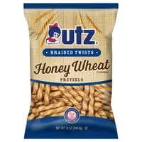 Utz Honey Wheat Flavored Braided Twists Pretzels