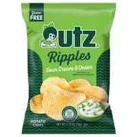 Utz Ripples Gluten Free Sour Cream & Onion Potato Chips