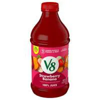 V8 V-Fusion 100% Strawberry Banana Juice No Sugar Added