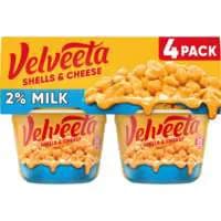 Velveeta Shells & Cheese Pasta Microwaveable Cup - 4 ct