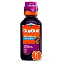 Vicks DayQuil Cold & Flu Relief Elderberry Flavor Liquid