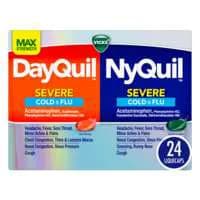 Vicks DayQuil & NyQuil Severe Cold & Flu Combo Max Strength LiquiCaps