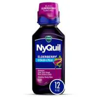Vicks NyQuil Cold & Flu Relief Elderberry Flavor Liquid