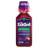 Vicks ZzzQuil Calming Vanilla Cherry Nighttime Sleep-Aid Liquid