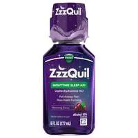 Vicks ZzzQuil Warming Berry Flavor Nighttime Sleep-Aid Liquid